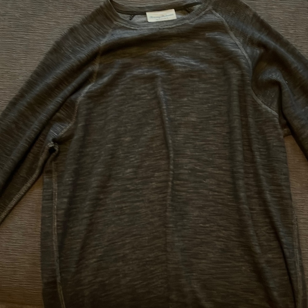 Tommy Bahamas reversible grayish black long sleeve shirt. Never worn.